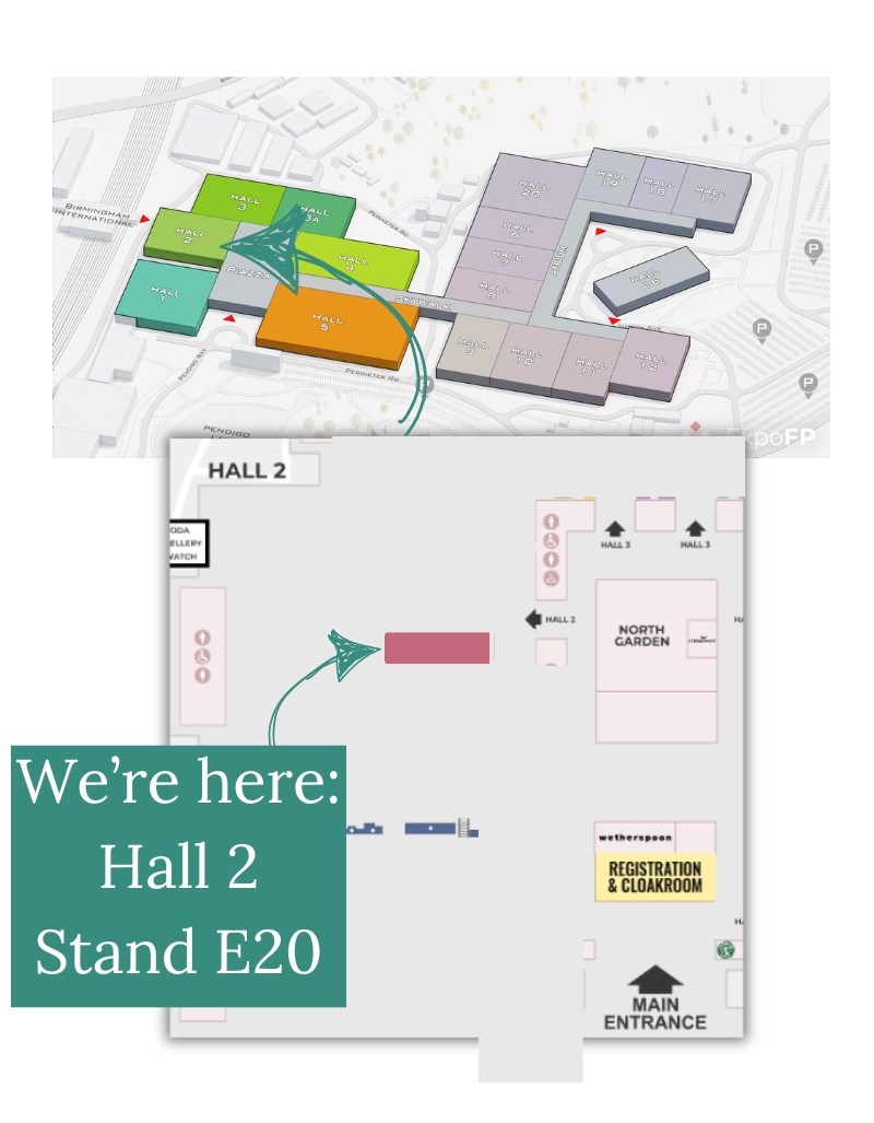 We're here: Hall 2, Stand E20